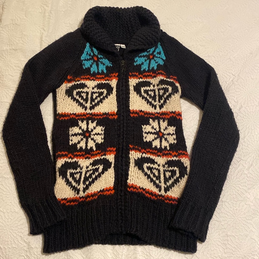Roxy Zip Up Sweater